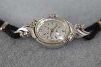 Image 2 of Bulova Diamond Goddess Womens Watch, 14k White Gold with 8 Diamonds, #1009