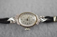 Image 12 of Bulova Diamond Goddess Womens Watch, 14k White Gold with 8 Diamonds, #1009