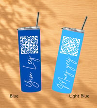 Image 2 of Personalized Hmong House Symbol 20 Oz Tumbler
