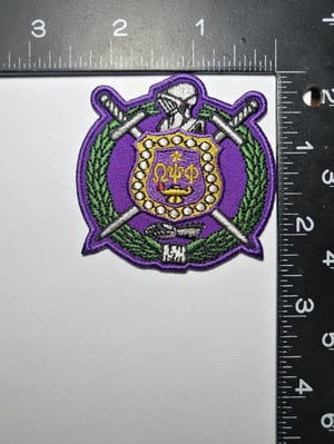 Omega Psi Phi patches