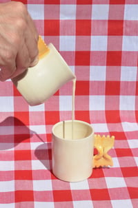 Image 2 of Pasta milk jug - hourglass