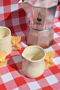 Image 3 of Pasta milk jug - hourglass