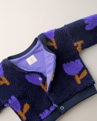 Image 4 of Veste Hugo · Teddy réversible · Motif tulipes