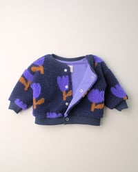 Image 2 of Veste Hugo · Teddy réversible · Motif tulipes