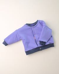 Image 5 of Veste Hugo · Teddy réversible · Motif tulipes