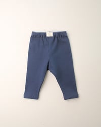 Image 3 of Legging Alma · Bleu nuit côtelé · Coton biologique