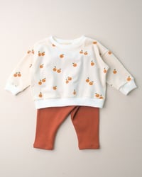 Image 4 of T-shirt Orso · Petites oranges · Coton biologique