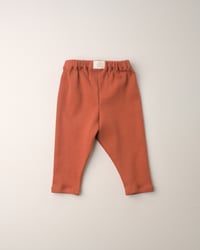 Image 3 of Legging Alma · Sienne côtelé · Coton biologique