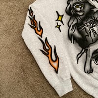 Image 3 of AIRBRUSHED MANS BEST FRIEND HOODIE 