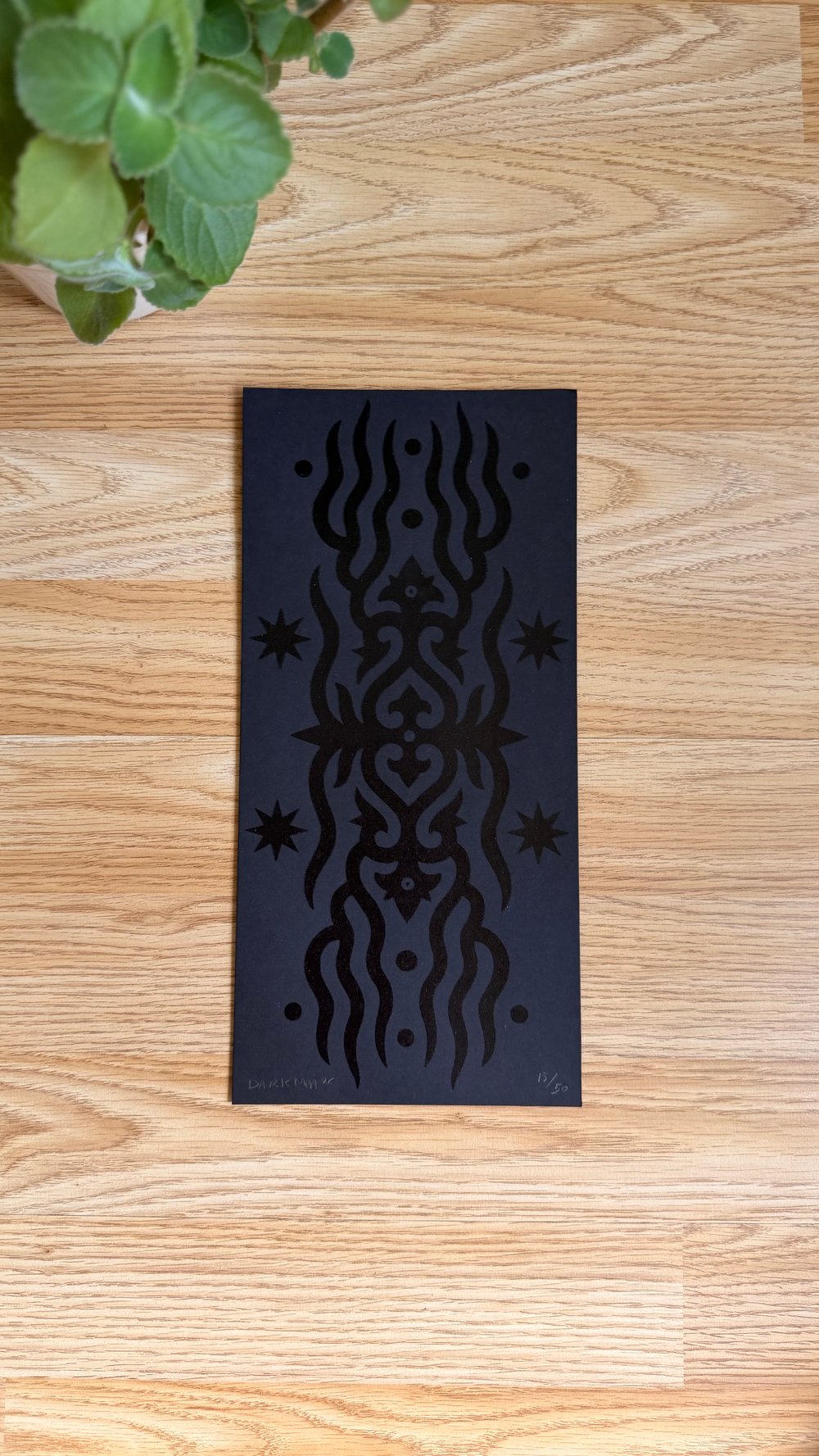 Ghost Prints Black by Dakmaa