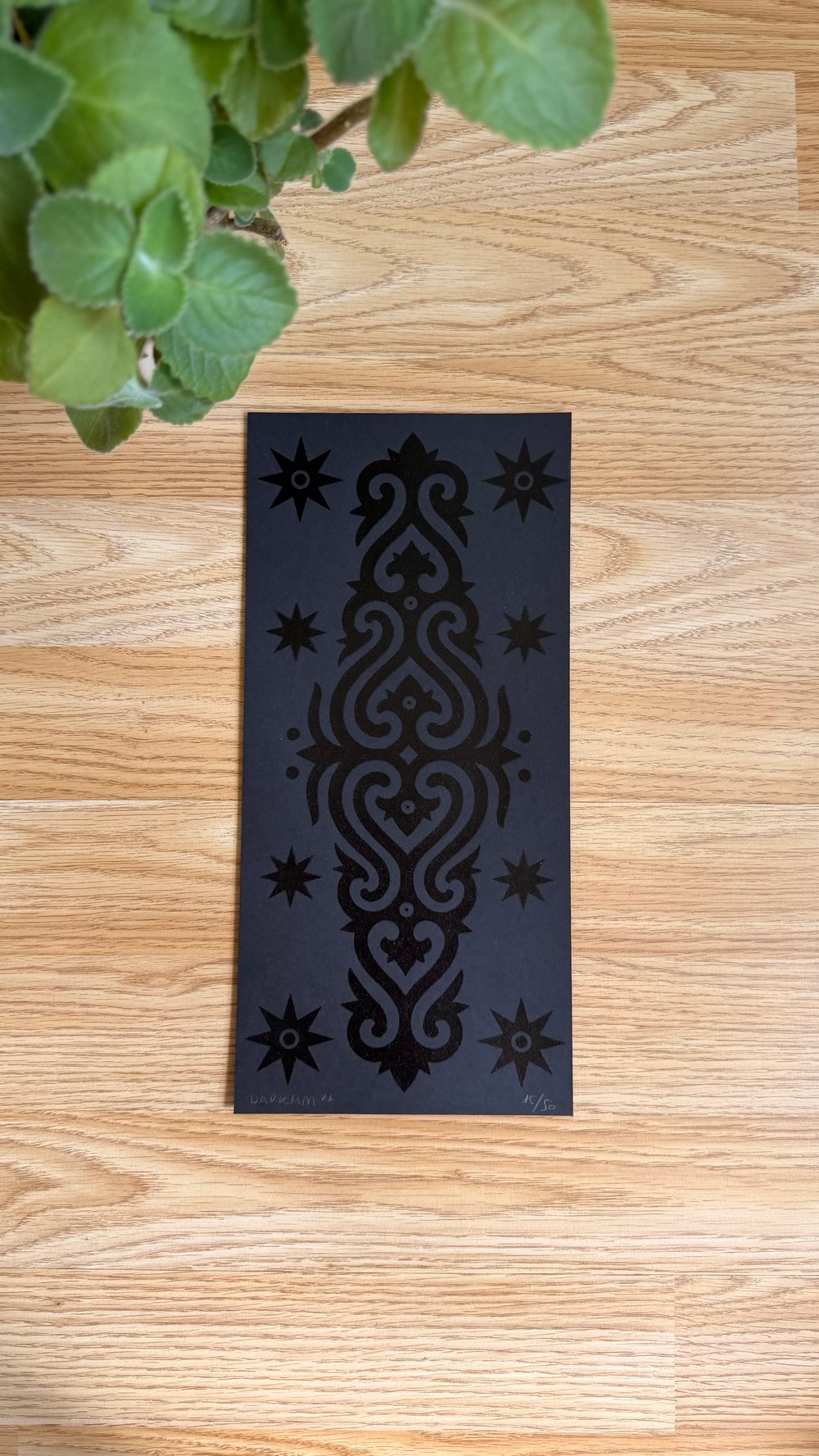 Ghost Prints Black by Dakmaa