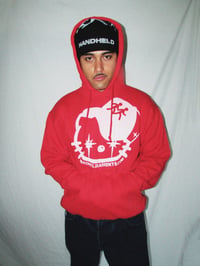 Image 2 of (emo) kitty hoodie (red)