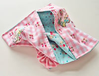 Image 4 of Hand embroidered gingham pouch