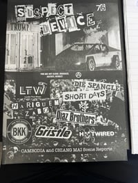 Suspect Device issue 76 zine free VA cassette "Still Here, Still Shouting"