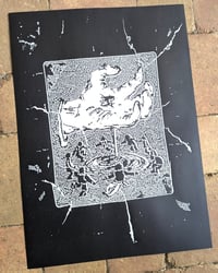 Image 2 of Embrace The Damage (originally made for SoCal's YOUTH DECLINE) - Screenprint