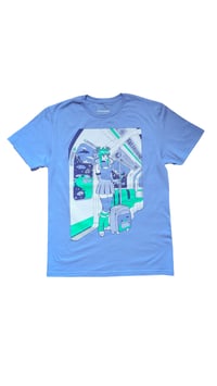Image 4 of Y2K Express Frutiger Aqua T-shirt (Unisex)