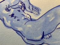 Image 2 of Watercolour ~ Blue Boys XXXIV
