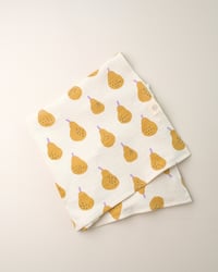 Image 3 of Lange poires · Double gaze ocre · Coton biologique