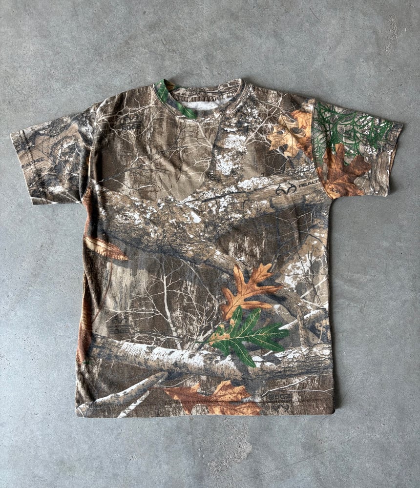Image of Vintage RealTree Tee youth medium 