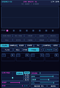 Image 2 of Breaks-DS - NDS Drum Loop Glitch Sampler - Downloadable ROM - V4.4 (07/25/26)