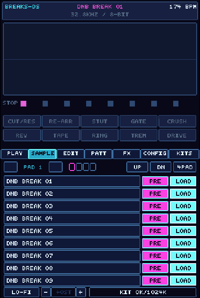 Image 3 of Breaks-DS - NDS Drum Loop Glitch Sampler - Downloadable ROM - V4.4 (07/25/26)