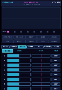 Image 6 of Breaks-DS - NDS Drum Loop Glitch Sampler - Downloadable ROM - V4.4 (07/25/26)