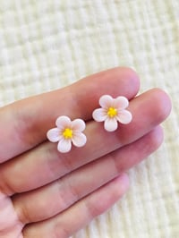 Pink Petal Studs