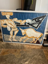 Image 3 of "The Bull Fighter Collage I" by America Martin