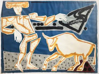 Image 2 of "The Bull Fighter Collage I" by America Martin