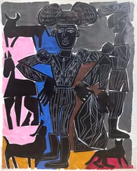 Image 2 of "The Bull Fighter Collage IV" by America Martin