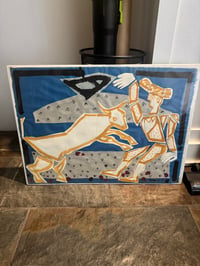 Image 4 of "The Bull Fighter Collage III" by America Martin