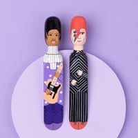 Image 1 of Door Stop 'Pop Star Pack' Hand Painted Wood