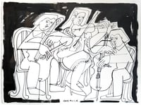 Image 1 of "Untitled Musicians" by America Martin