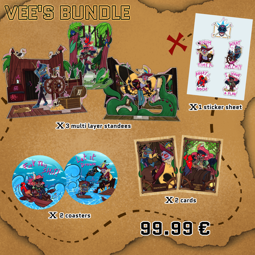 Image of Pre order Pirate Vee's Bundle