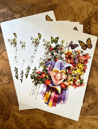 Image 4 of Carnival Jester poster signed - 12x18