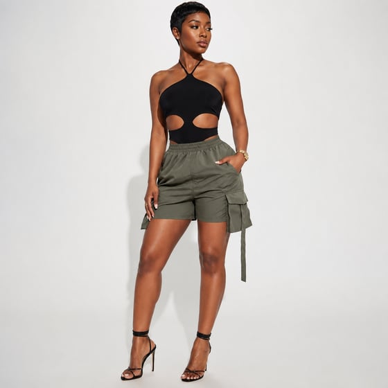 Image of Windbreaker Cargo Shorts 