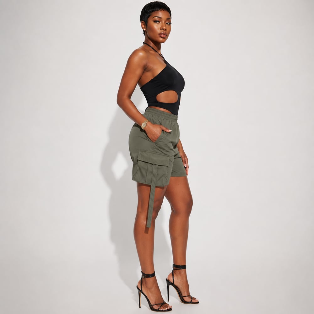 Image of Windbreaker Cargo Shorts 