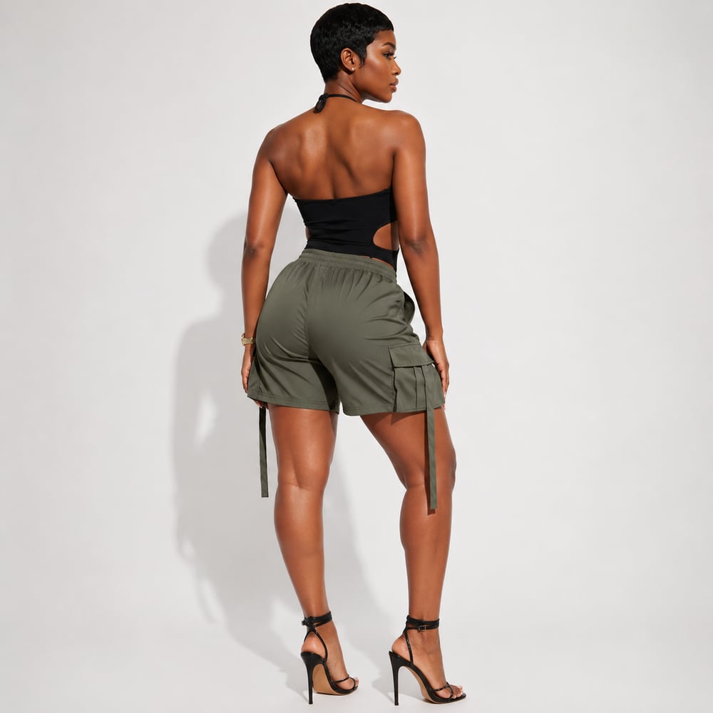 Image of Windbreaker Cargo Shorts 