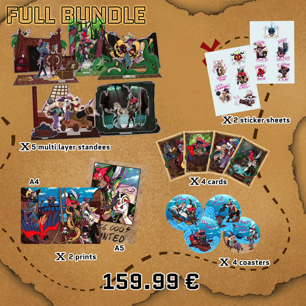 Image of Pre order Pirate Full Bundle