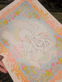 Image 2 of find me in paradise 4 color risograph print