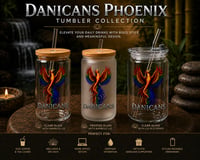 Image 1 of Danicans Phoenix & Tree of Life Glass Tumbler Collection