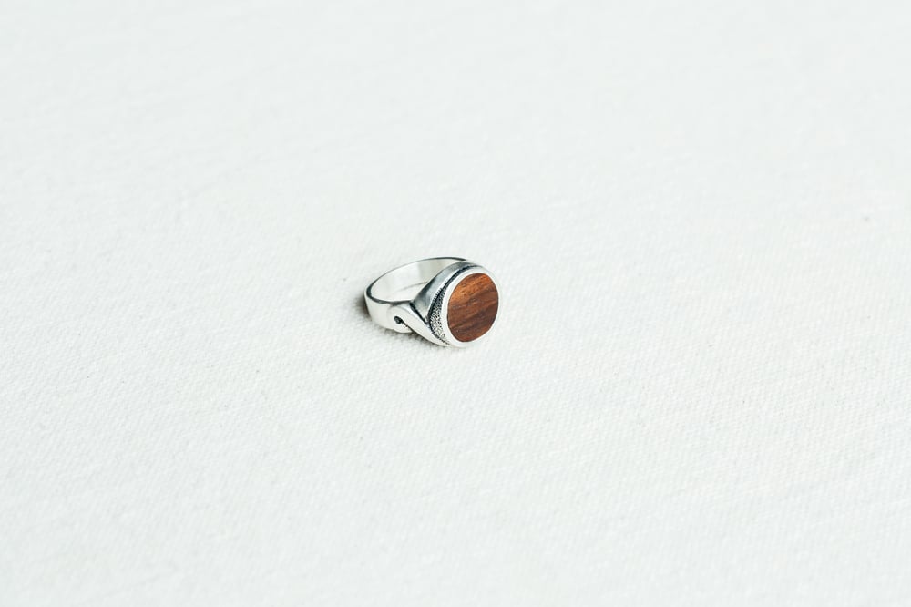 Image of Cocobolo Inlay Ring 7