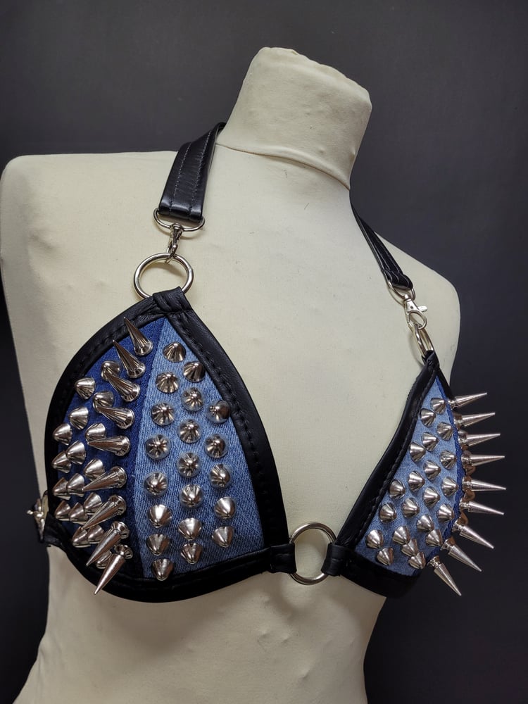 Image of DENIM BIKINI BRA