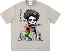 Image 1 of Heavyweight Vintage "NOIY" T-shirt 430gsm|12.7oz
