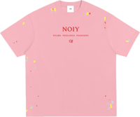 Image 4 of Essential Cotton "NOIY Paint Splatter" T-shirt 230gsm|6.8oz