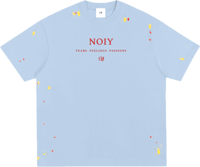 Image 5 of Essential Cotton "NOIY Paint Splatter" T-shirt 230gsm|6.8oz