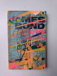 Image 2 of Sean Worrall - "James Bond: Painting on found unwanted books (Pt.9)" - Acrylic, ink on a found book 