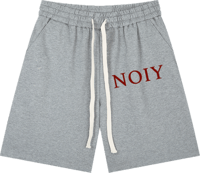 Image 2 of Loose Fit Drawstring "NOIY" Shorts 380gsm|11.2oz