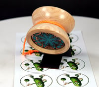 Image 4 of Massively beautiful maple yo-yo, #2026-093