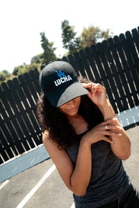 Image 11 of L.A. LUCHA - Cap (Gray, Royal Blue, Black)